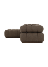 Lilou Outdoor 3-Piece Sectional - Ellor Brown