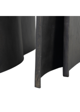 Lina Outdoor End Table - Distressed Bronze