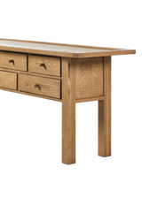Maeve Console Table - Natural Light Oak Veneer