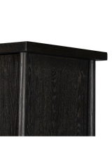Mathilde 3 Door Cabinet - Charcoal Oak Veneer