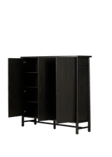 Mathilde 3 Door Cabinet - Charcoal Oak Veneer