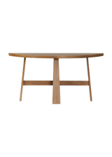 Mille Console Table - Light Brown Oak