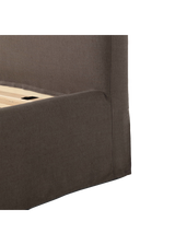 Elodie Slipcover Bed, Coffee