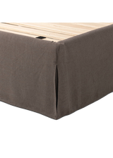 Elodie Slipcover Bed, Coffee