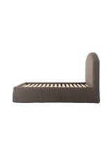 Elodie Slipcover Bed, Coffee
