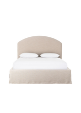Elodie Slipcover Bed, Parchment