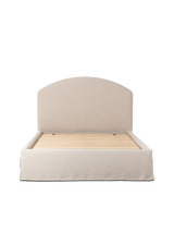 Elodie Slipcover Bed, Parchment