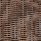 Perrie Outdoor Dining Chair, Tanned Weave