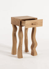 Foot Side Table, Oak (Pair)