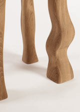 Foot Side Table, Oak (Pair)