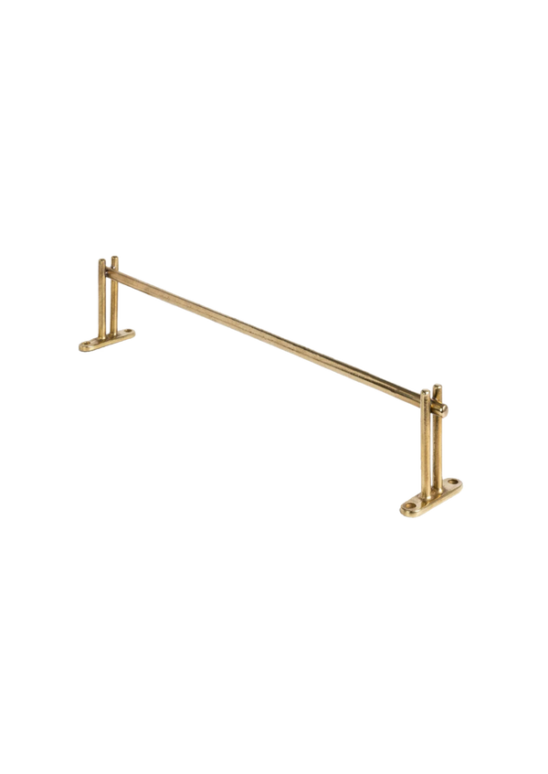 Small Towel Bar Forme N°16, Natural Brass