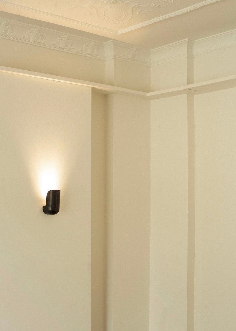 Elbow Wall Light, Blackened Wide