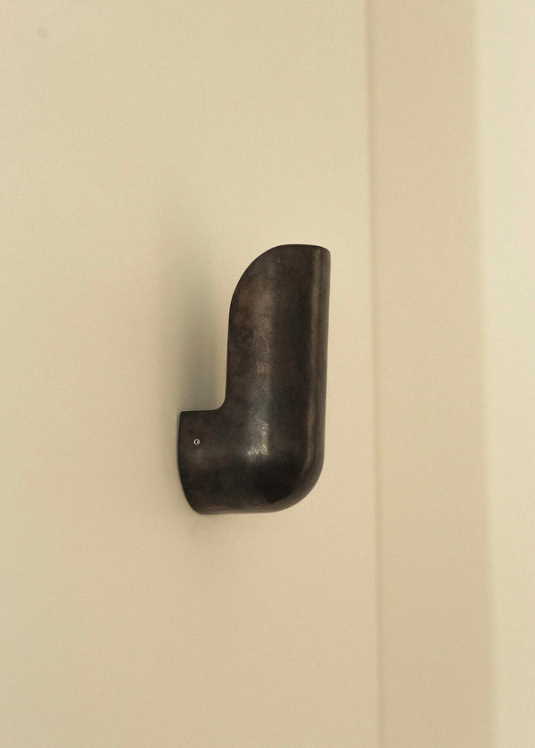 Elbow Wall Light, Blackened Narrow