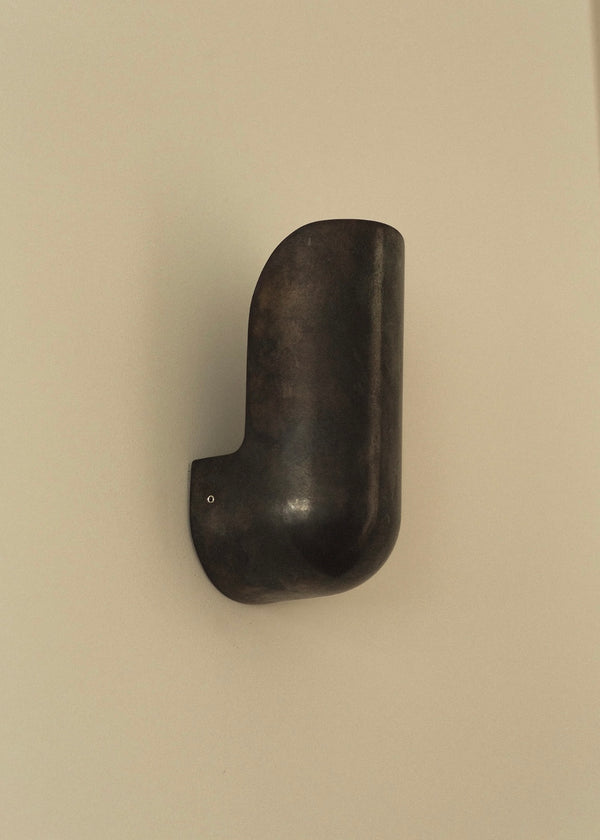 Elbow Wall Light, Blackened Wide