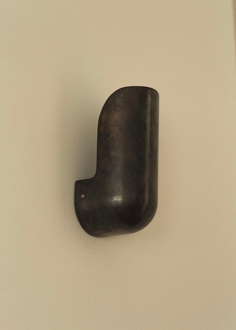 Elbow Wall Light, Blackened Wide