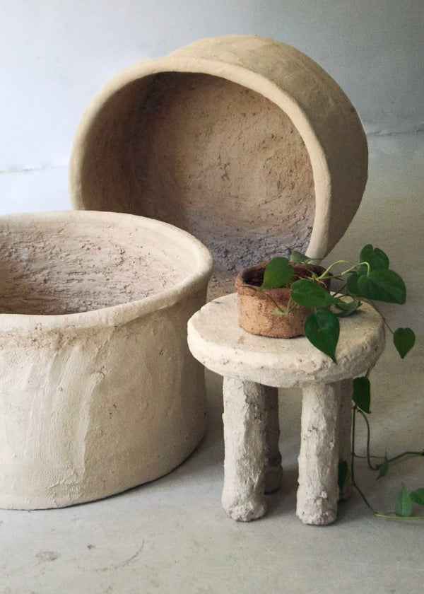 Organic Stool Ivory