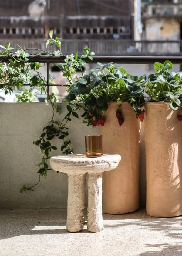 Organic Stool Ivory
