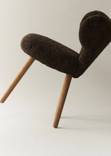 MAZO WNG Chair, Natural Oiled Oak / Sheepskin Sahara