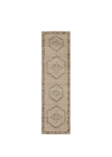 Soraya Hand-Knotted Runner, Astana Fog