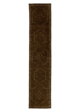 Soraya Hand-Knotted Runner, Astana Olive