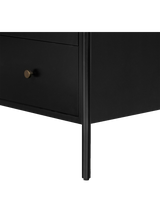 Reese 5 Drawer Dresser, Black