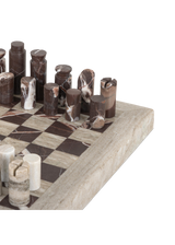 Antique Marble Chess Set
