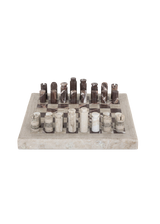 Antique Marble Chess Set