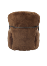 Sylvie Swivel Chair - Ochre Shearling