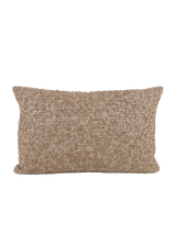 Bubley Pillow, Natural Mink 24" x 15"