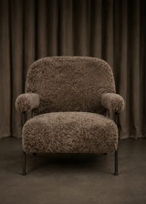 Valmont Chair - Taupe Shearling