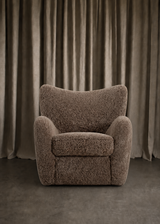 Viola Chair, Taupe Shearling