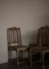 1950's Vintage Oak French Chair (Set)