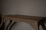 Louis Oak Pedestal Console