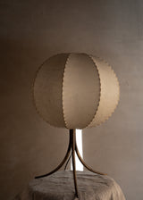 Italian 1960's Polymer Resin & Brass Lamp