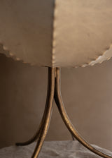 Italian 1960's Polymer Resin & Brass Lamp