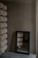 Bobbin Mirror, Ebony