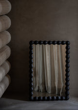 Bobbin Mirror, Ebony