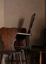 Set Of Six Dining Chairs in Original Patina