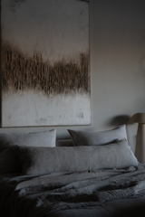 Montauk Linen Body Pillow w/insert - Natural