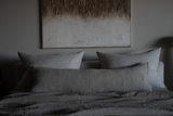 Montauk Linen Body Pillow w/insert - Natural