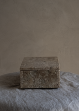 Found Lidded Stone Box