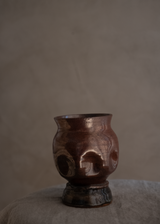 Vintage Red Pottery Vase