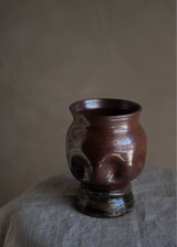 Vintage Red Pottery Vase