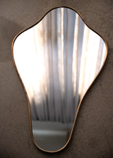 Brass Italian Wall Mirror 1950