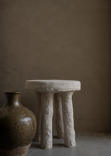 Irregular Stool, Ivory