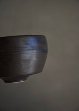 Small iron-glazed chawan