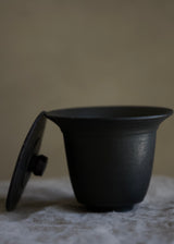Black wood-fired gaiwan #1