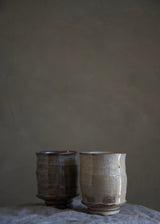 Wild Clay Yunomi Cup, White Slip