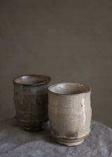 Wild Clay Yunomi Cup, White Slip