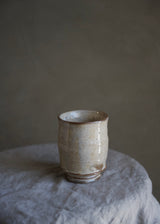 Wild Clay Yunomi Cup, White Slip